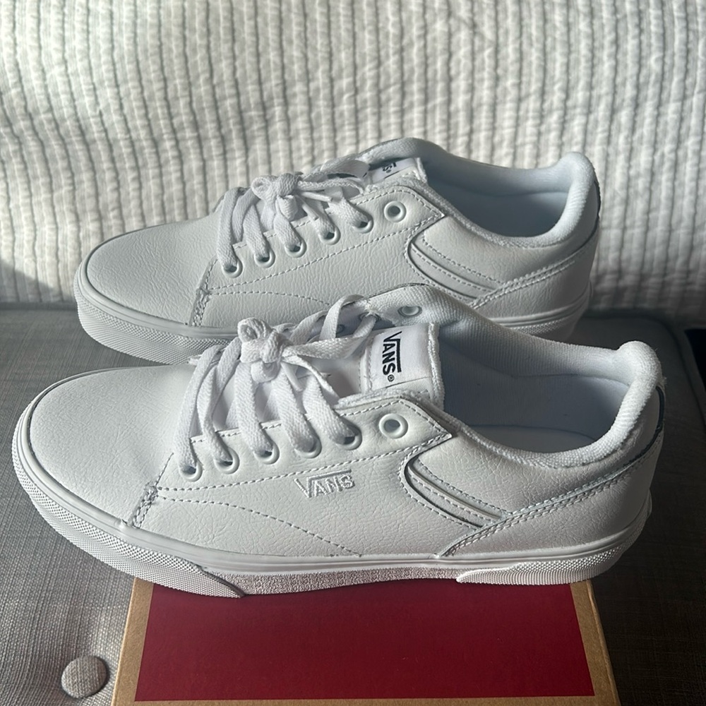 Brand new white vans